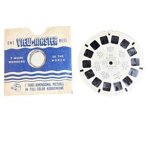Vintage View-Master Reel 111 Redwood Highway California 3D Kodachrome Pictures